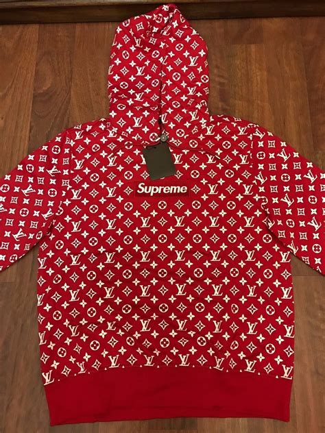 blue lv supreme hoodie|supreme louis vuitton hoodie where to buy.